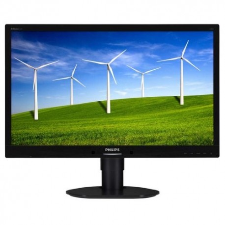 MONITOR PHILIPS LED 24"Wide 241B4LPYCB/00 1920x1080 250cd/mq 1000:1(20.000.000:1)2x1.5W MM DVI-D DISPLAY PORT Pivot RegH Black