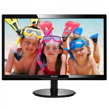 MONITOR PHILIPS LED 24" Wide 246V5LDSB/00 0.277 1920x1080 Full HD 1ms 250cd/m² 1000:1(10.000.000:1) VGA DVI HDMI VESA GAMING