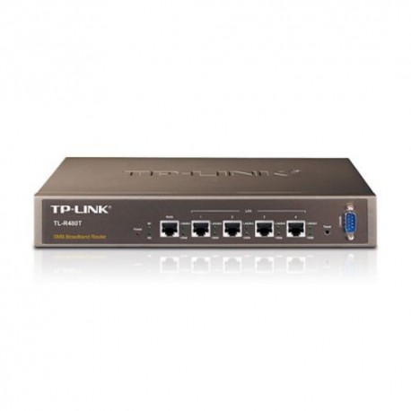 ROUTER TP-LINK TL-R480T+ 1P Wan + 1P LAN fissa + 3P LAN intercambiabili, 1P Console, Load Balancing