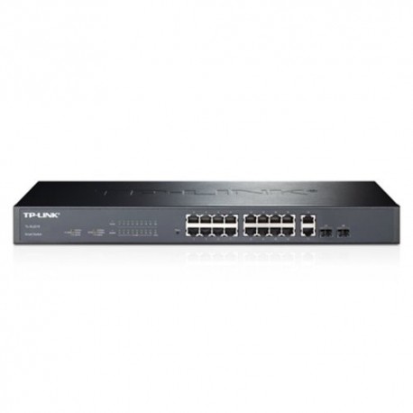 SWITCH TP-LINK TL-SL2218 16P+2P G - 16P 10/100Mbps RJ45+ 2P GIGABIT SMART SWITCH