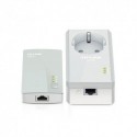 ADATTATORE POWERLINE TP-LINK TL-PA4016P KIT CONF.2PZ X LAN 500M con AC Passthrough 1P Fast Ethernet