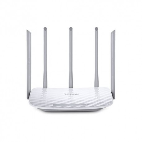 ROUTER TP-LINK AC1350 Archer C60 WIRELESS Dual Band  867Mbps 5GHz + 450Mbps a 2.4GHz, 1 10/100M WAN 4 10/100M LAN 5 Antenne