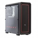 CASE ITEK M.TOWER "RAINBOW 06" Gaming Middle Tower, RGB LED, USB3, 12cm fan, fan control, Trasp Wind XL - ITGCRB06