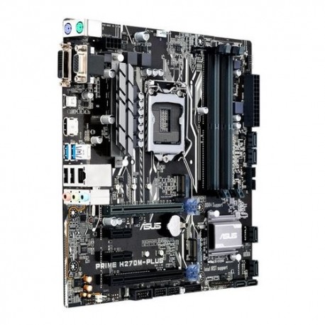 MB ASUS PRIME H270M-PLUS (KABYLAKE) H270 LGA1151 4DDR4 VGA+HDMI+DVI 2*PCIe (RETROC. SKYLAKE) mATX