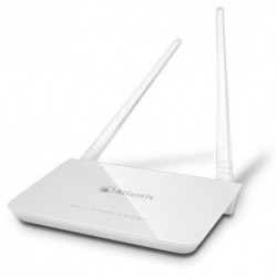 ROUTER ATLANTIS ADSL2+ A02-RA144-W300N+ 300M 802.11n ACCESS POINT SWITCH 4P LAN, 2 ANTENNE da 5dBi