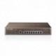 SWITCH TP-LINK TL-SG3210 8P LAN GIGABIT 10/100/1000Mbps + 2 SLOT SFP COMBO , RACKMOUNTABLE RJ45 CASE ACCIAIO