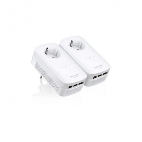 ADATTATORE POWERLINE TP-LINK TL-PA8030P KIT CONF.2PZ X LAN 1200M GIGABIT 3 ports Gigabit Ethernet, HomePlug AV2