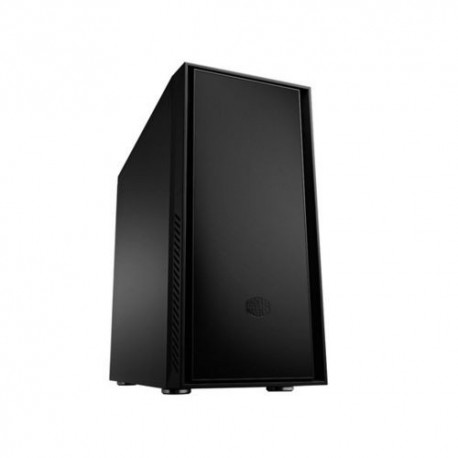 CASE COOLER MASTER M.TOWER "SILENCIO 550"  PAN. FONOASSORBENTI, 1*USB3 1*USB2, Fan 12cm, 3x5.25" 7x3.5" LETT. SD No Alim., BK