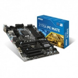 MB MSI Z170A PC MATE Z170 LGA1151 4DDR4 VGA+DVI+HDMI 3*PCIe 2*PCI 6*SATA3 RAID 6*USB ATX