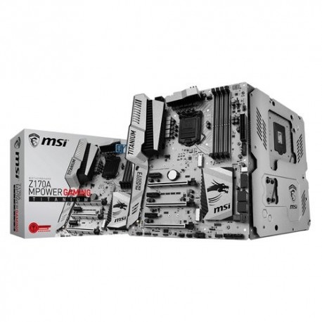 MB MSI Z170A MPOWER GAMING TITANIUM Z170 LGA1151 4DDR4 DVI+HDMI 3*PCIe 6*SATA3 USB 3.1 Gen2 - Gaming LAN S/PDIF OUT ATX