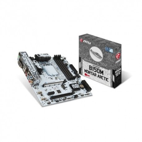 MB MSI B150M MORTAR ARTIC LGA1151 4DDR4 VGA +DVI+HDMI 2*PCIe 6*SATA3 1*M.2 6*USB mATX