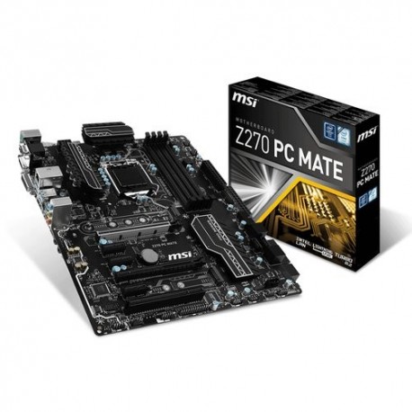 MB MSI Z270A PC MATE (KABYLAKE) Z270 LGA1151 4DDR4 VGA+DVI+HDMI 3*PCIe, PCI, 6*SATA3 2*M.2 RAID 6*USB (RETROC. SKYLAKE) ATX