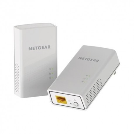 ADATTATORE POWERLINE NETGEAR PL1000-100PES CONF.2PZ Kit Powerline AV 100M, porte 10/100/1000