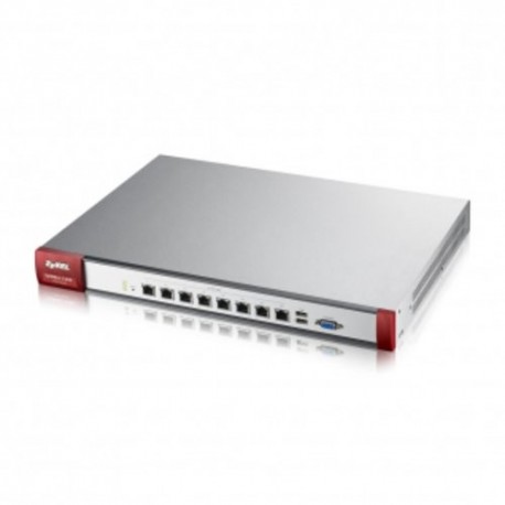 FIREWALL ZYXEL ZYXUSG-1100-BUN 8xOPT,2xUSB,1000 VPN IPSec/L2TP, 250 SSL(espand a 500) +1anno di servizi AV,IDP,CF,AS